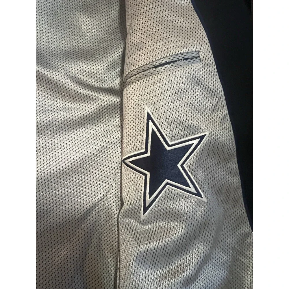 VTG Team Sport Coat NFL Dallas Cowboys Men's Black Wool Blazer Jacket 44L EUC